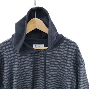 CHAMPION Logo Print Hoodie Sweater Sweatshirt Streetwear XL Kangaroo Pocket